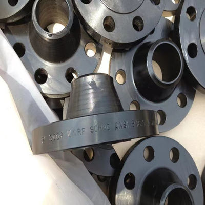Wnrfの溶接首の管はANSI B16.5 150LBの黄色および黒い色フランジを付けたようになる